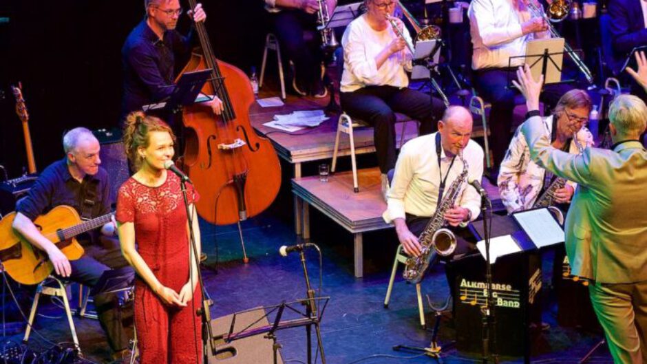 Alkmaarse Big Band geeft optreden bij Big Band Festival in Wijkcentrum Overdie