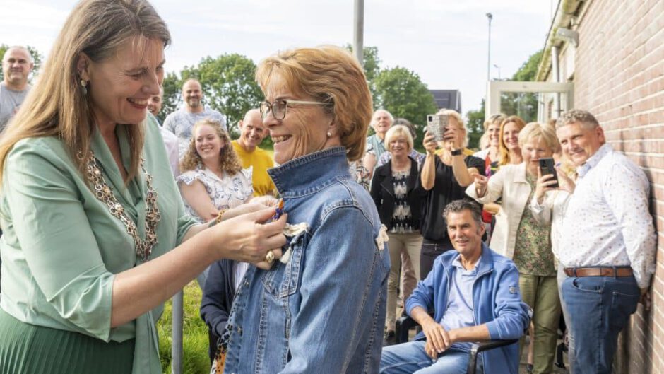 Mevrouw Wever-Koning benoemd tot Lid in de Orde van Oranje Nassau