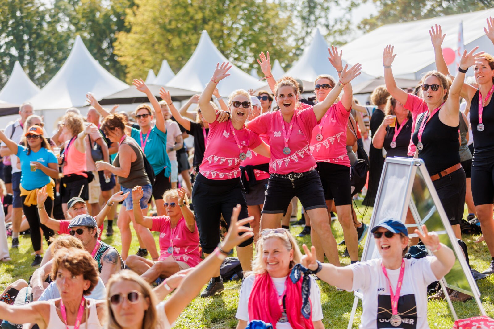 Pink Ribbon Dam tot Dam Wandeltocht ouderwets populair