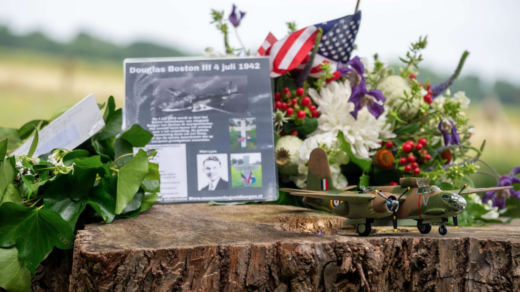 Herdenking 4 juli 2024 eerste Amerikanen die sneuvelden op Europees continent in tweede wereldoorlog