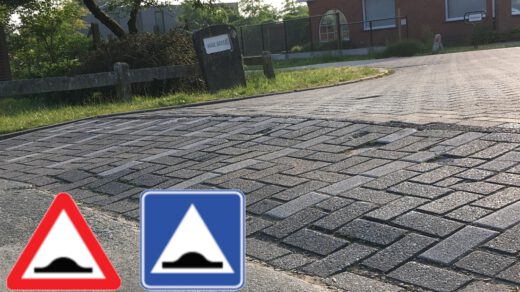 De Veertweg in Dijk & Waard blijft voorlopig open voor doorgaand verkeer.