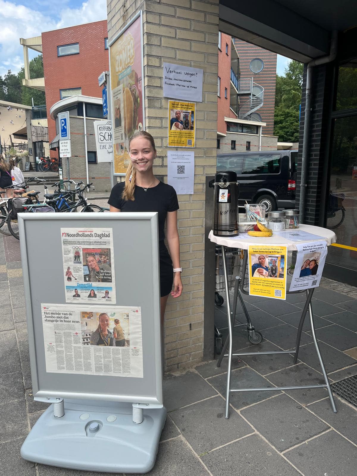 Het meisje van de Jumbo met dat slangetje in haar neus. Malissa (21) krijgt operatie die haar leven kan teruggeven. 'En dan? Een pizza