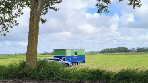 Pompen bij duinlandjes Egmond gestart