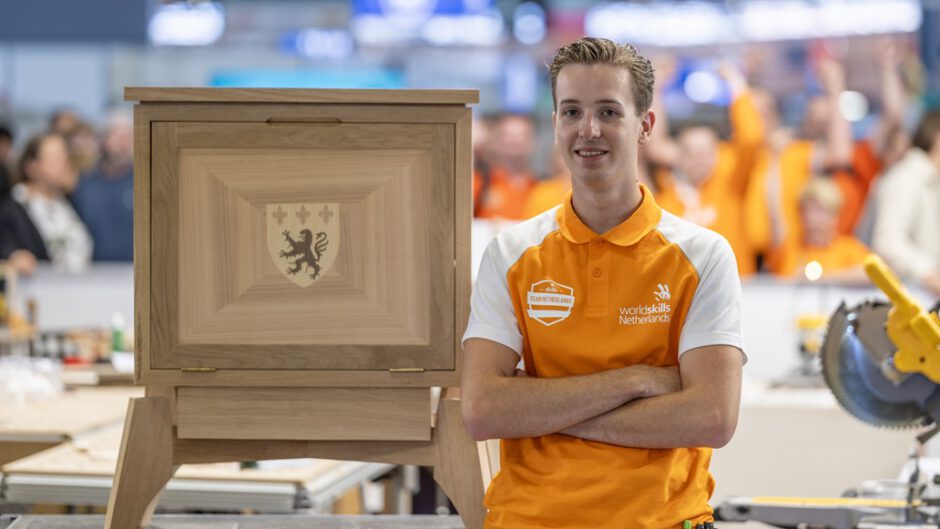 Student Jort Rommel wint Medal for Excellence tijdens WorldSkills