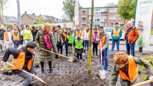 Een groene stoep langs de Vondelstraat – Plantestafette 2025 was een succes