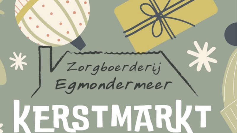 15 december: Kerstmarkt Zorgboerderij Egmondermeer