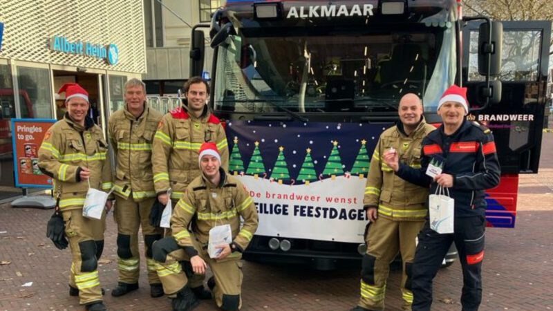 Brandweer wenst inwoners Veilige Feestdagen en geeft gratis tips