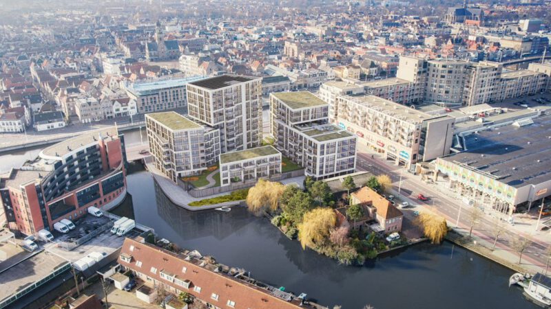 Overstad bereikbaar houden door 5 nieuwe noordzuid-straatjes en nieuwe bruggen over Hoornse Vaart