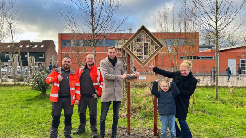 Luxe resorts voor insecten geplaatst op 10 prachtige plekken in Alkmaar