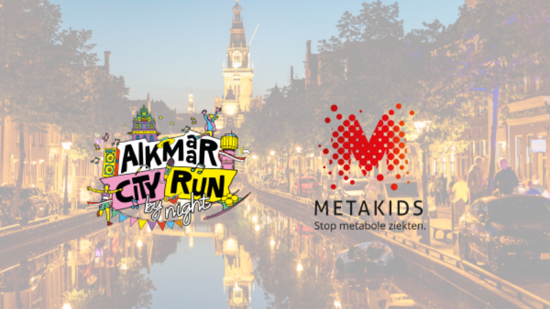 Metakids is het nieuwe officiële goede doel van de Alkmaar City Run by night