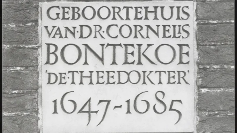 Cornelis Bontekoe, de Alkmaarse theedokter: Lezing Alkmaars Historisch Café door André Weel