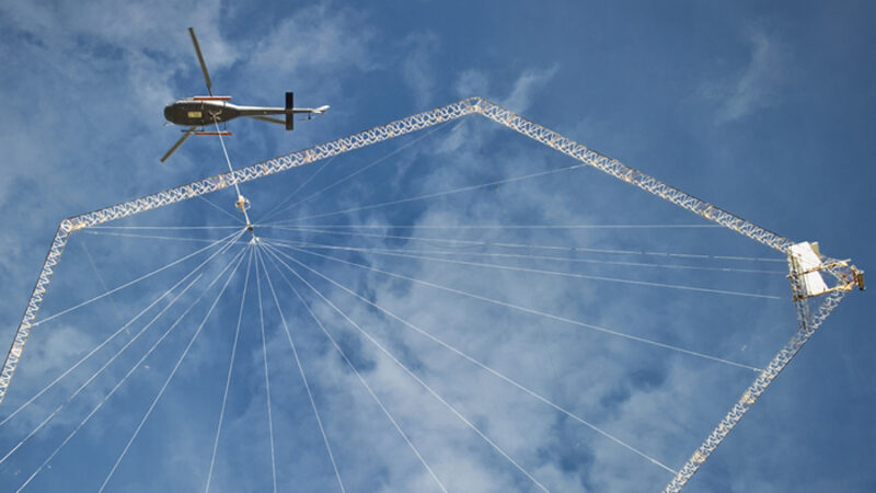 Onderzoek met helikopter in Noord-Holland