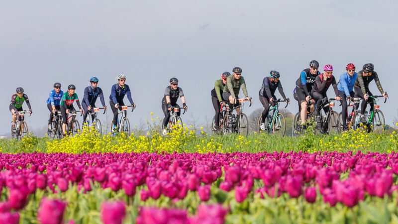 Bij de Ronde van Noord-Holland komt iedere fietser tot bloei